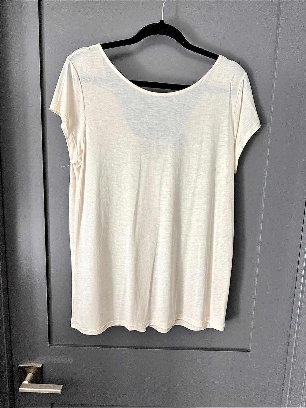 Massimo dutti Women's cream Tie-back Top L